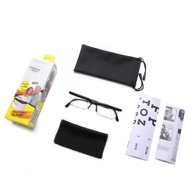 China SKYWAY Slim Popular Adjustable Focus Myopia Eye Glasses -4D To +5D Glasses Reading Glass Set for sale