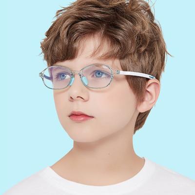 China For SKYWAY Tr90 Reading Glasses Anti Blue Light Filter Computer Glasses Small Frame Oval Kids Girl Boys For Children for sale