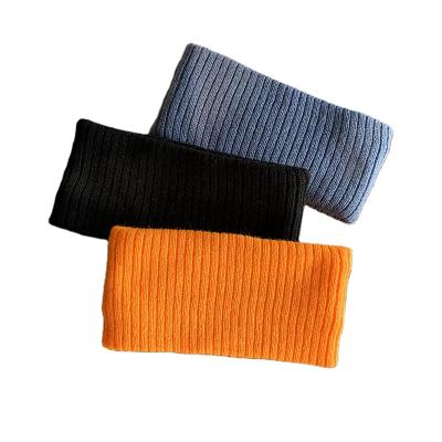 China Custom Dobby Plain Knit Headband Wholesale Headband Knit Solid Color Hair Bands for sale