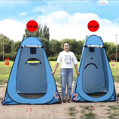 China Extended Type Outdoor Camping Shower Tent Pop Up Dressing Portable Toilet Installation Shower Tent Bath Tent Immediately for sale