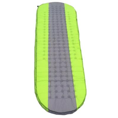 China China 75D Polyester Outdoor High Quality Waterproof Camping PVC Sleep Traveling Quick Self-Inflating Pad for sale