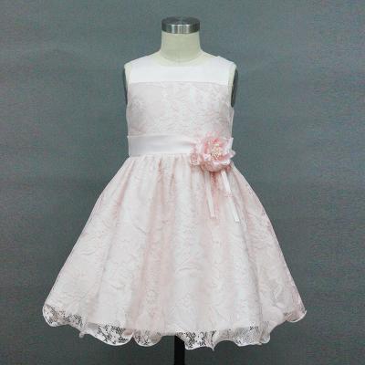 China D30535A Summer sleeveless dress for girls dresses kids clothes wedding events bridesmaid dress birthday party costume kids clothing for sale