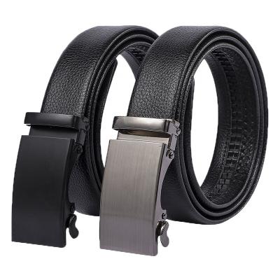 China High Quality Leather Belt Buckle Men's Belt Buckle Men's Automatic Business Casual Long Pants Trouser Belt for sale