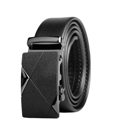 China Clothing Accessories 2021 Latest Hot - Selling Fashion Black Casual Men's Automatic Buckle Belt, Buckle Zinc Alloy Belt for sale