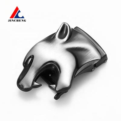 China As Belt Buckle Head Hot Sale Animal Automatic Buckle Men's Belt Buckle Custom Logo Shown Business Casual Wear for sale