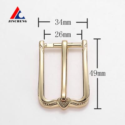 China Belt Buckle Metal Adjustment Buckle Women's Zinc Alloy Metal Pin Pin Female Buckle for sale