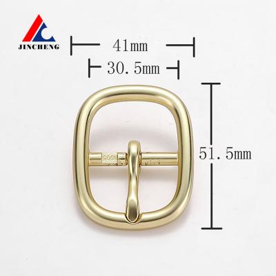 China As Shown Ladies Pin Buckle Belt Buckle Small Gold Fashion Casual Belt Buckle Customized for sale