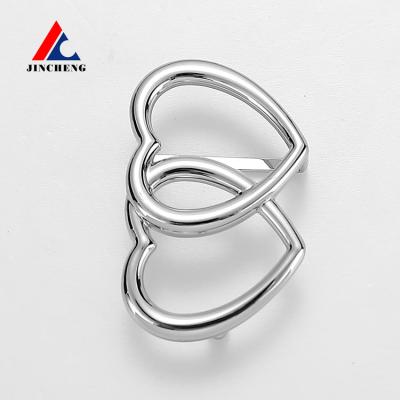 China Belt buckle metal zinc alloy heart-shaped female belt with buckles women metal wholesale belt buckle for sale