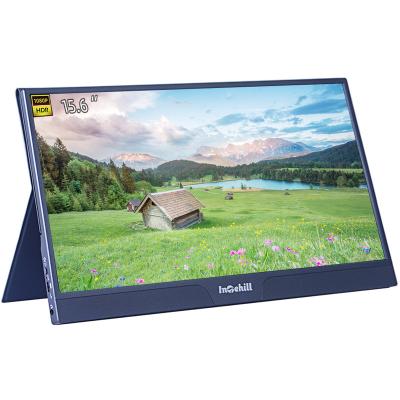 China Support PS4 Laptop Switch Monitor 15.6 Inch Cheap Portable Gaming Monitor With 1920*1080 Resolution (Blue) for sale