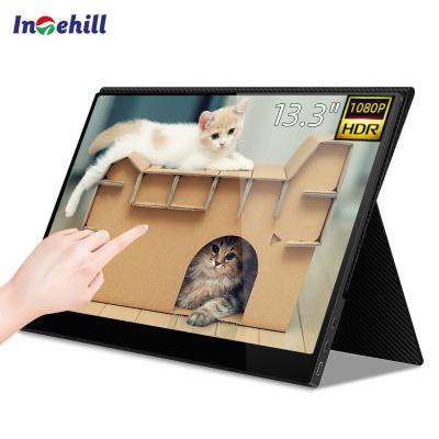 China Portable Touch Screen Monitor 1080P 13.3 Display IPS For Laptop By Intehill for sale