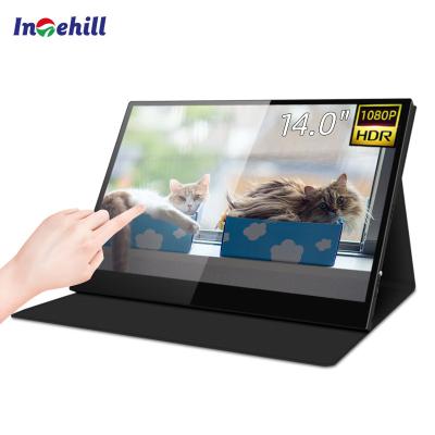 China Touch Screen Touch Screen Monitor 14 Inch 1080P Laptop Display By Intehill for sale