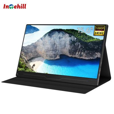 China Speaker Intehill 15.6 Inch 1080P Portable Monitor with USB Type-C and HD for PS4, Xbox, Switch, Mini PC, Laptop and Raspberry Pi 4 for sale