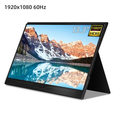 China Portable Speaker Monitor 13.3 Inch 1080P Small Computer Display for sale