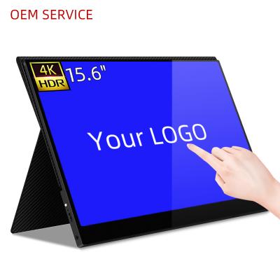 China Touch Screen OEM 4k Computer Monitor With 15.6inch Touch Screen Display for sale