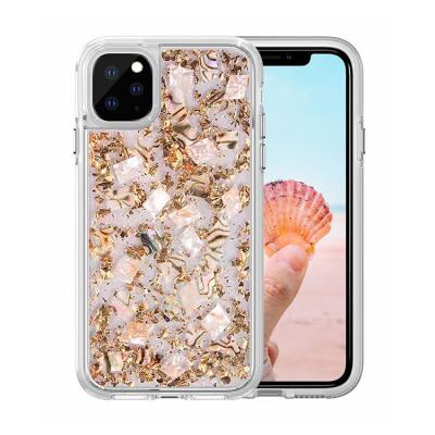 China Cheap Anti-fall Dry Flower Foil Clear Phone Cases For iPhone 12 11 Pro XS Max XR Max X 6 6S 7 8 Plus Se Soft Silicone Cover Cases for sale