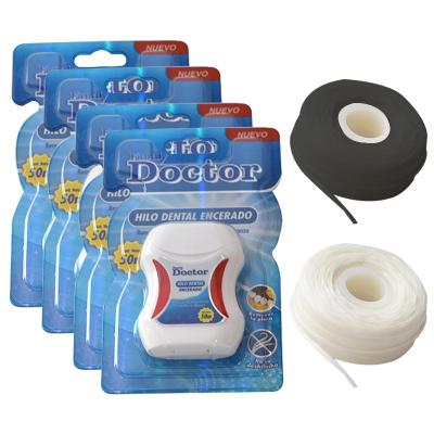 China Family China Factory Directly Supply High Quality Eco Friendly Nylon Floss Waxed Dental Floss for sale