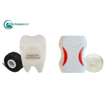 China Teeth Cleaning Shape Eco Friendly Tooth Floss Chain Key Dispenser for sale