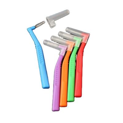 China Cleans Private Bamboo Biodegradable Disposable Interdental Brushes OME Eco-friendly Oral Dental Teeth Care Product for sale