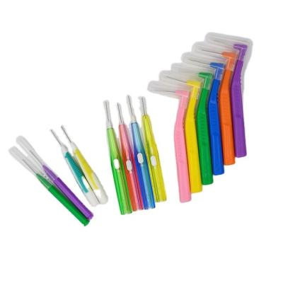 China Cleans Teeth Eco-Friendly Dental Orthodontic Disposable Toothbrush Interdental Brush for sale