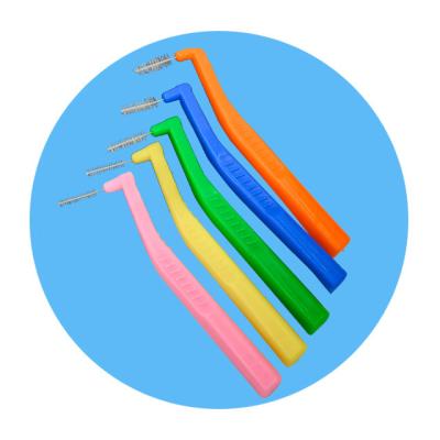 China Teeth Cleaning Best Selling Toothbrush Oral Interdental Floss Brush Interdental Brush for sale