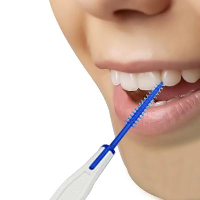 China Cleans Teeth China Factory Hot Selling Disposable Interdental Brush Picks Dental Soft Pick for sale