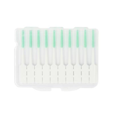 China Cleans Rubber Dental Interdental Silicone Brush Teeth Picks Interdental Brush for sale