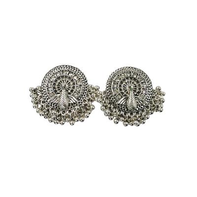 China Custom Peacock Alloy Women Earrings China Jhumka Jhumka Jhumki Indian BOHEMIA Bollywood Antique Ethnic Earrings for sale