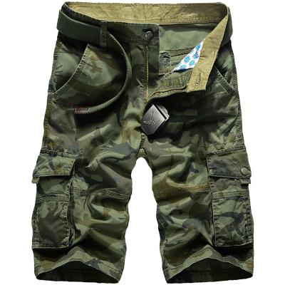 China Summer Camouflage Work Pants Casual Men's Military Uniforms Multi-pocket Breathable Shorts for sale