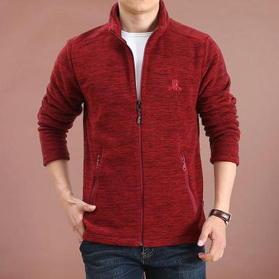 China Men's Breathable Zipper Fleece Casual Outwear for sale