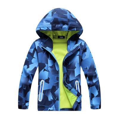 China Breathable Winter Kids Raise Anorak Waterproof Outdoor Softshell Kids Fleece Jackets for sale