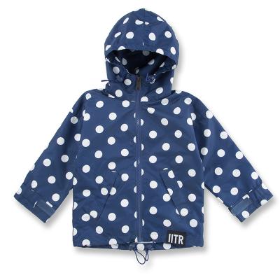 China Full RPET Raincoat Printing Waterproof Jacket Girls Recycled Raincoat for sale