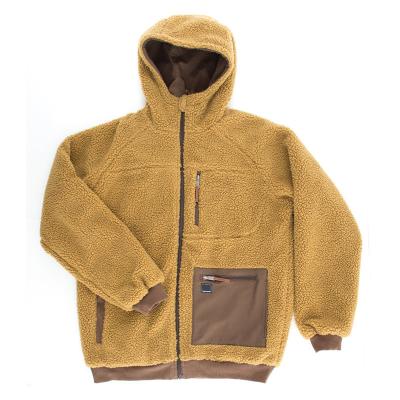 China Breathable Mens Winter Fleece Reversible Hoodie Outwear Jacket Cardigan for sale