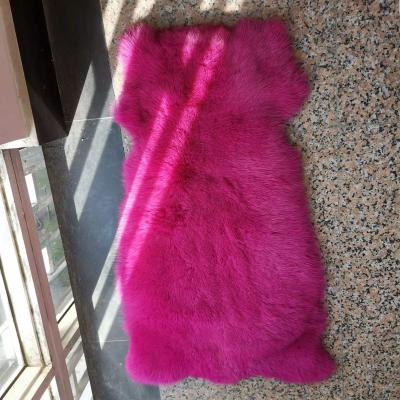 China High Quality Auto Upholstery Fox Fur Skin Dyed Skin For Sale for sale