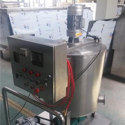 China 120L Vegetable Processing Plant Puffed Food Sticky Dough Material Heating Mixing Quantitative Adjustable Spraying Machine for sale