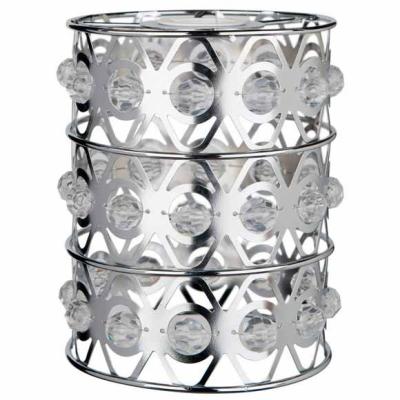 China New Design Fashion Modern Crystal Geometry Metal Shade Lamp Customized Special Kit for sale