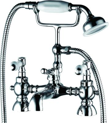 China Without Slide Bar Bathroom tub shower tap mixer faucet with ceramic handle leve for sale