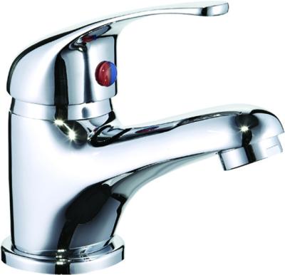 China Other Mini Single Lever Basin tap Classic Hot/Cold cloakroom faucet Chrome plated 35cm for sale