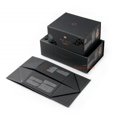 China Handmade Custom Black Sliding Drawer Gift Box For Perfume Luxury Cardboard Cosmetic Rigid Slide Packaging Box for sale