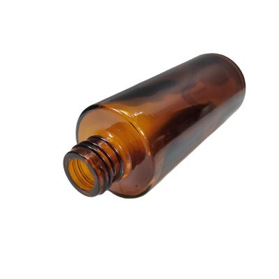 China 100ml Cosmetic Amber Glass Dropper Bottle Dark Glass Oil Bottles for sale