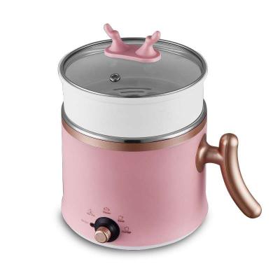 China Household Kitchen Portable Multifunctional Electric Hot Pot With Steamer for sale