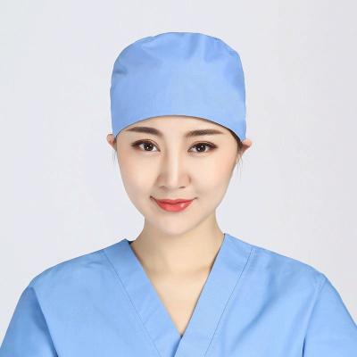 China Male of the fashion pure cotton cap nurse operation room cap imprisonment chemotherapy dental oral doctor female printed operating toque for sale