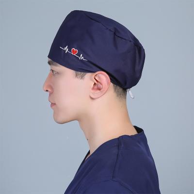 China Fashion Dental Clinic, Stomatological Doctor Hat, Female Nurse Cap, Cotton Copy, Cute Elastic Band, Thin Breathable Summer for sale