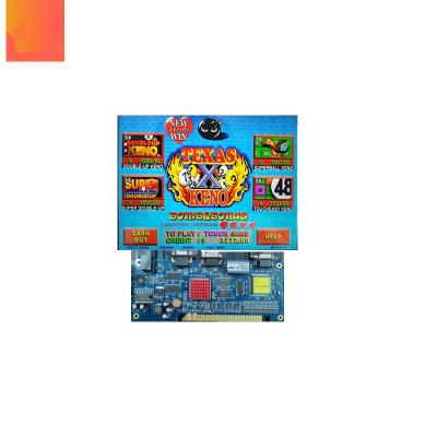 China New Horizontal Version RTS Keno 4 Hearts Texas Keno Multi-game WMS 550 TAI WAN Pcb Board Game Skill for sale