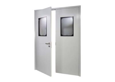 China Steel Airtight Cleanroom Swing Door Fireproof Medical Operating Room Door for sale