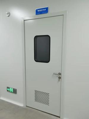 China Thermal Insulation Steel Cleanroom Swing Door Single Modular Hospital Security Doors for sale