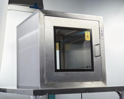 China SUS304 Hospital Cleanroom Pass Box , Pharma Plant Pass Through Box for sale