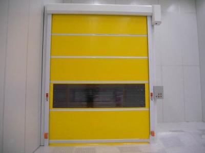 China Warehouse PVC Rapid Rolling Door , Dust Protection Industrial Roller Shutter Doors for sale