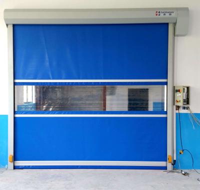 China Electric PVC Fast Rolling Shutter Door Wind Resistance For Logistic Warehouse for sale