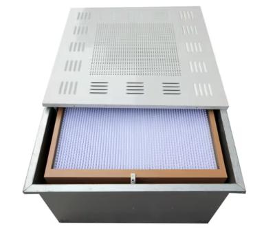 China Modular Stainless Steel HEPA Filter Box For Hospital Cleanroom Air Filtration for sale