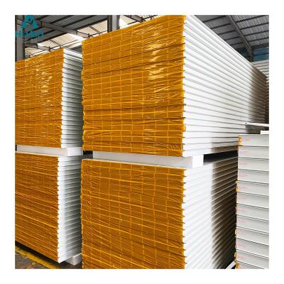 China Fireproof 120min GMP Mgo Panel Rock Wool / EPS Clean Room Sandwich Wall Panel for sale